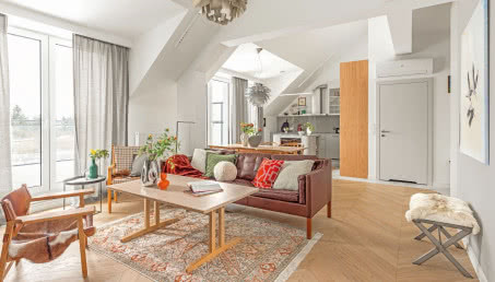 Wnętrze, które otula. Mieszkanie na warszawskich Zawadach