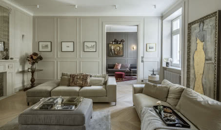 Apartament Mokotowska Chic projektu HOLA Design nagrodzony  w European Property Awards 2020/2021!