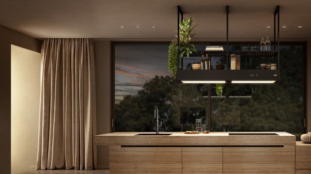 Okap Mythos T-Shelf Evolution - styl, światło i technologia w sercu Twojej kuchni!