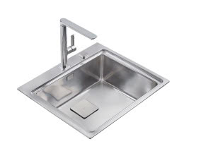 Stalowy zlewozmywak TEKA Zenit 1-komorowy