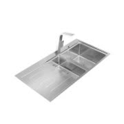 Stalowy zlewozmywak TEKA Zenit 1,5-komorowy z...