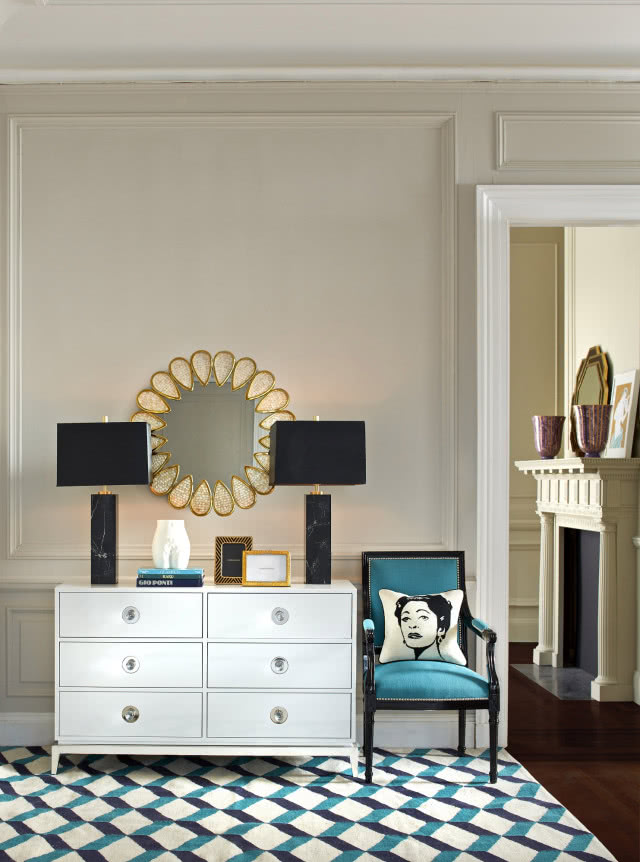 Kryształowe uchwyty do mebli, projekt: Jonathan Adler