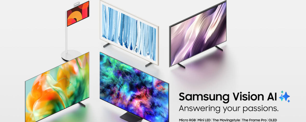 Samsung pokazuje telewizory AI na 2026 rok. W ofercie modele od 42 do 115 cali