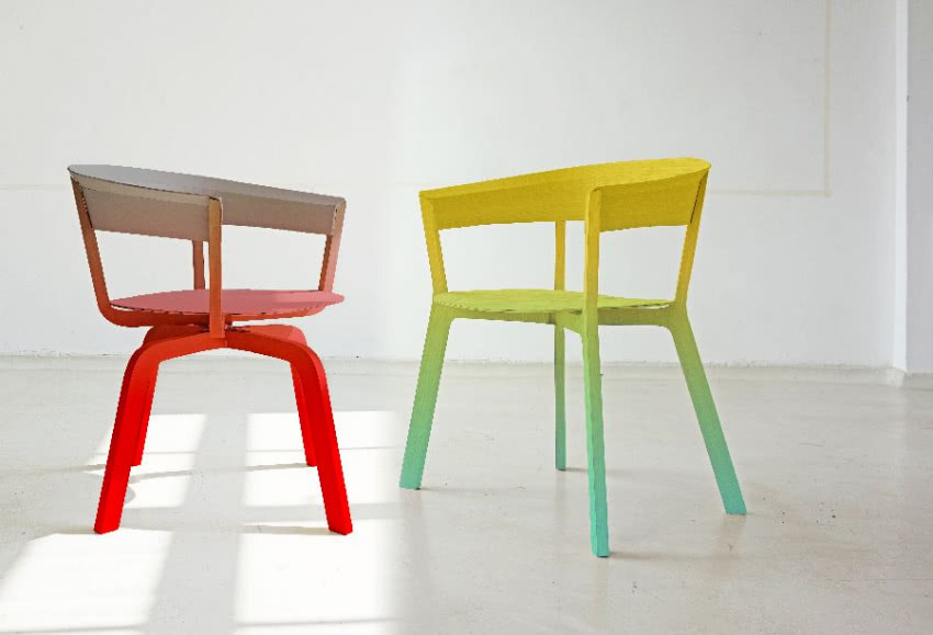 Krzesła Bikini Wood, Werner Aisslinger, Moroso 