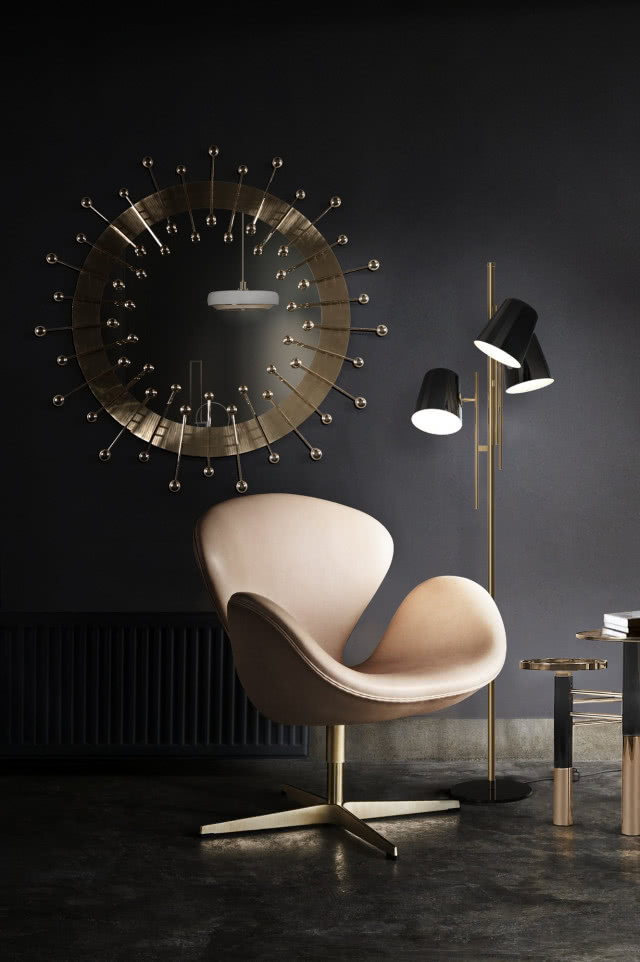 fotel w kształcie łabędzia