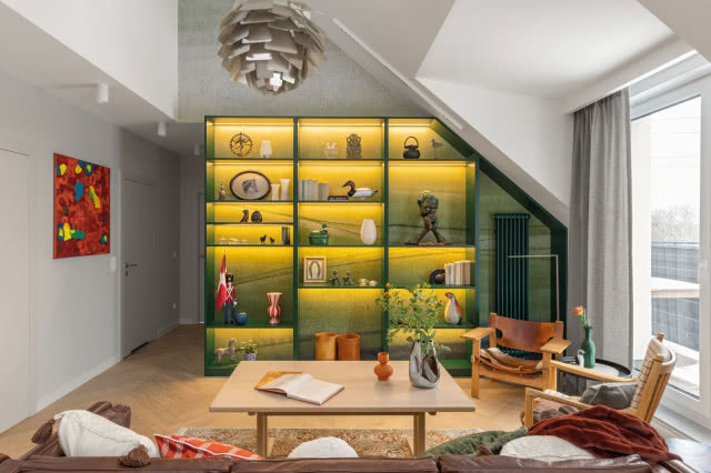 domowa biblioteka zielona