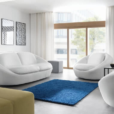 Meble do nowoczesnego salonu - sofa i fotele Planet
