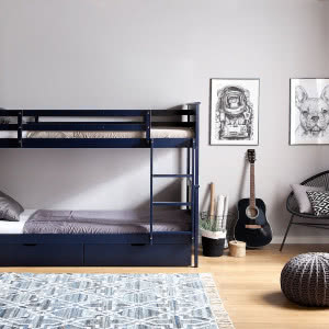 Łóżko piętrowe - z biurkiem, ze schodami, a może w kształcie domku?