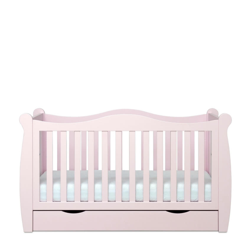 Drewniane łóżeczko Harmony Upholstered 140x70,...