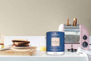 Zawsze czyste ściany dzięki farbie "Regal Select 548" marki Benjamin Moore
