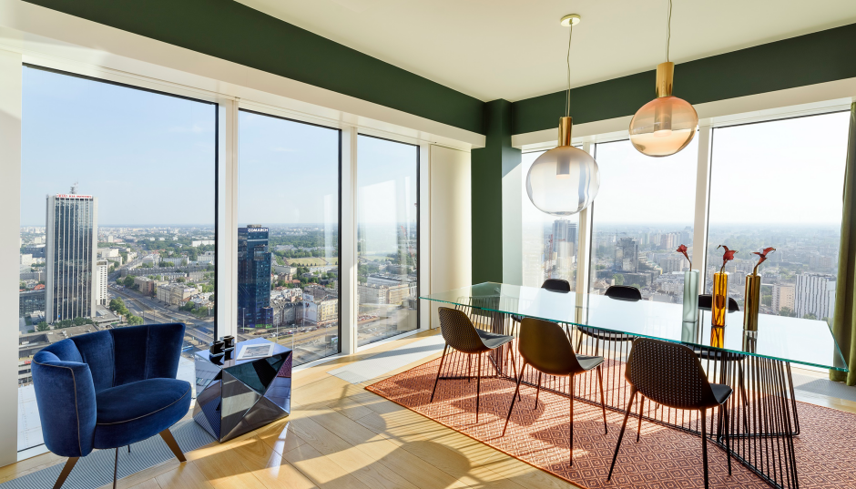 Nowy apartament Fiore Verde na 33. piętrze wieżowca Złota 44