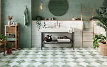 Płytki ułożone w szachownicę - klasyka, która nigdy nie wychodzi z mody