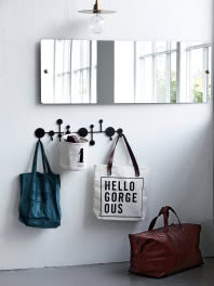 Piękne w swojej prostocie lustro Frameless Nordic Decoration