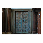 Stare drzwi z drewna teakowego