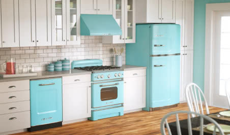 Sprzęty domowe w stylu retro