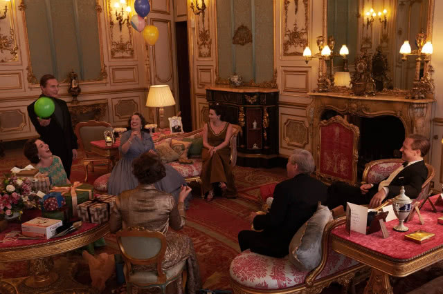 Królewskie wnętrza - kadr z serialu the Crown