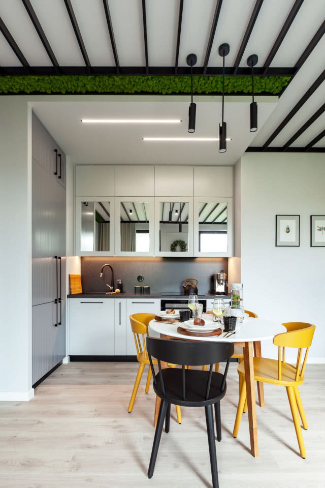 Aneks kuchenny w kawalerce - aranżacja