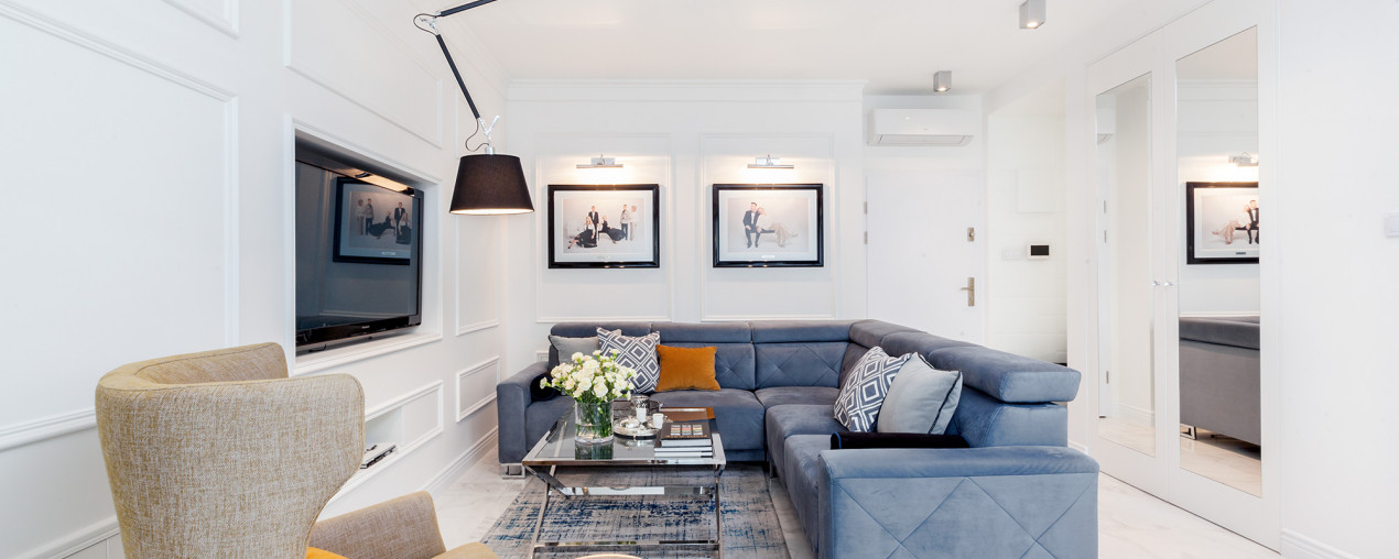 Apartament inspirowany wnętrzem hotelowym