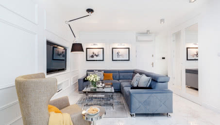 Apartament inspirowany wnętrzem hotelowym