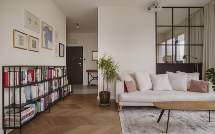 Przestronne mieszkanie na warszawskim Wilanowie z tarasem na dachu