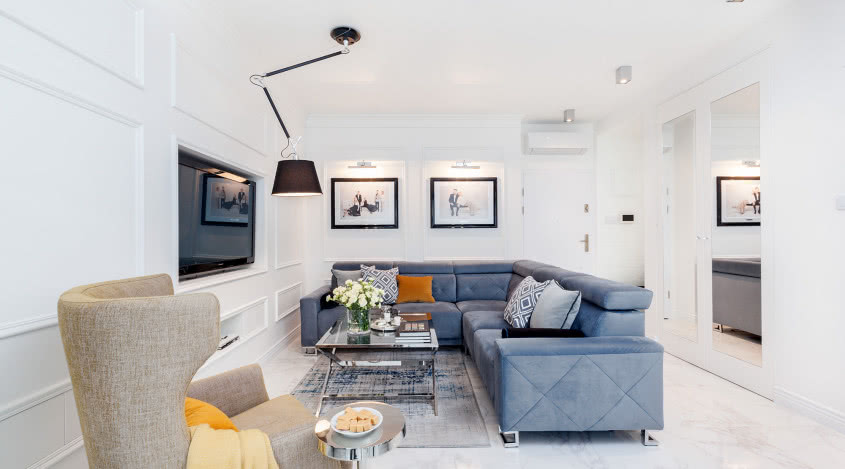 Apartament inspirowany wnętrzem hotelowym