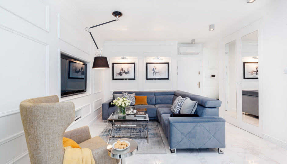 Apartament inspirowany wnętrzem hotelowym