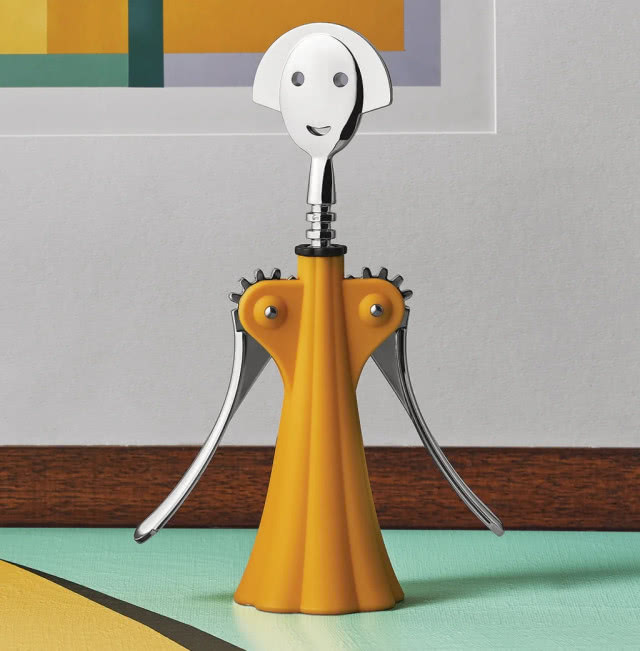 korkociąg z twarzą kobiety