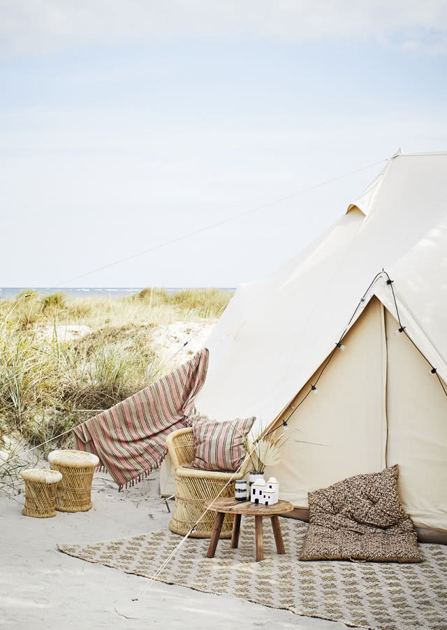 Namiot na plaży