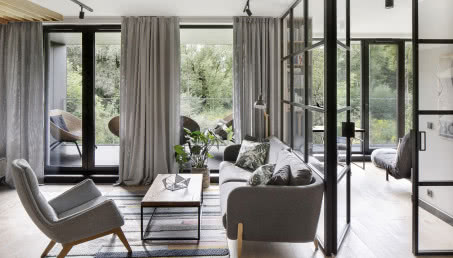 Industrialne mieszkanie na Ursynowie