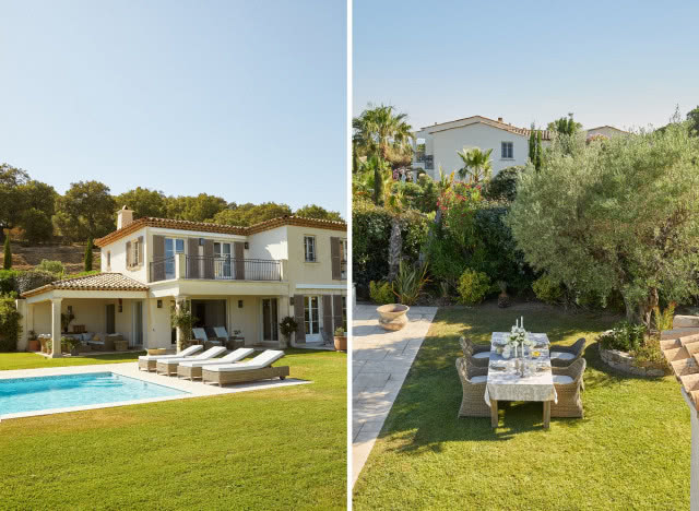 Francuska willa na Lazurowym Wybrzeżu