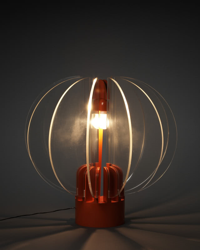 Zaprojektowana dla Kartella lampa King Sun