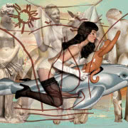 Jeff Koons i 17. BMW Art Car przy Wieży Eiffla w...