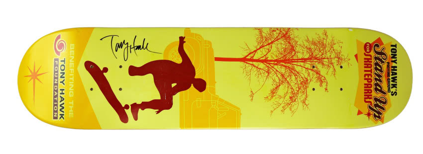 Deck deskorolki z własnoręcznym autografem...