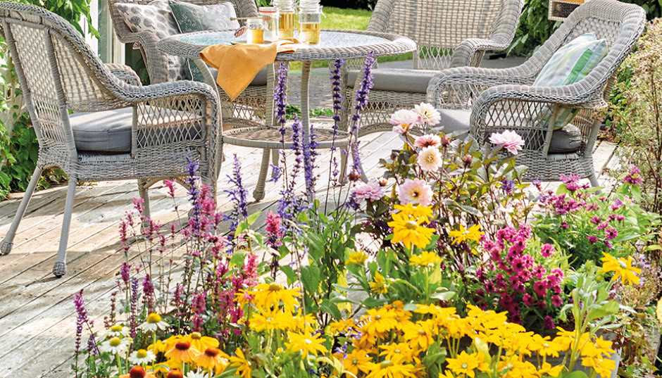 Jak stworzyć kolorowy raj na balkonie i tarasie? Najlepsze rośliny kwitnące latem