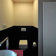 Nowoczesna architektura i widok na Tatry