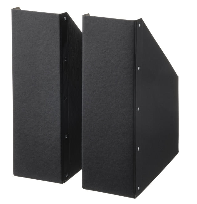 czarne dwa segregotory