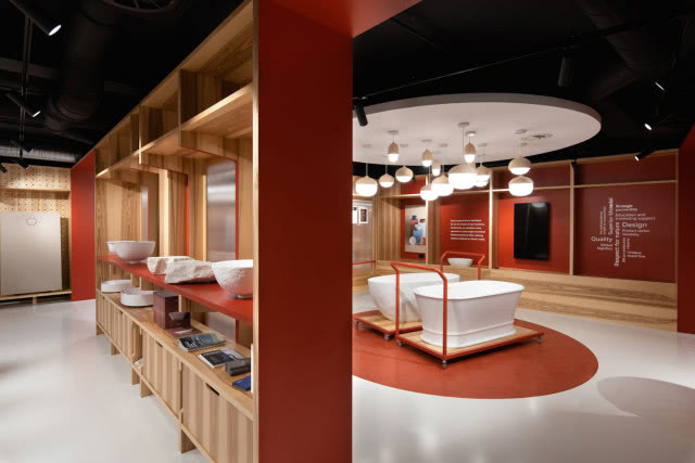 Konkurs Wnętrze Roku SAW 2025: Wnętrza publiczne III miejsce: mode:lina™, showroom firmy Marmite