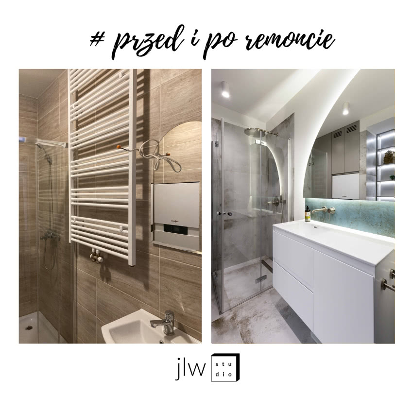 Łazienka - zdjęcia przed i po