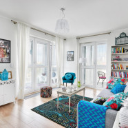 Egzotyczne i kolorowe mieszkanie podróżników