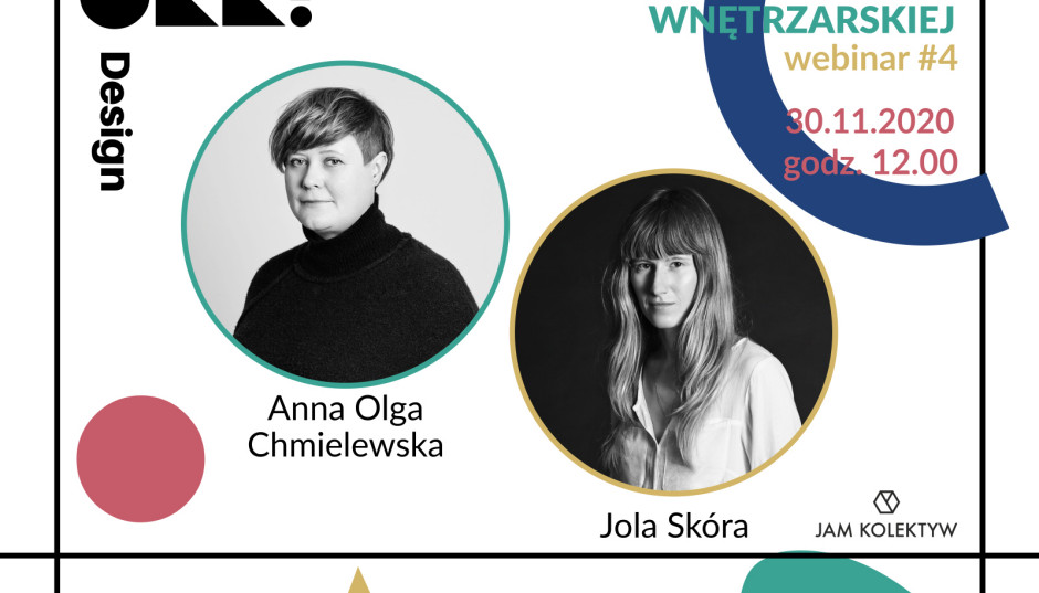 Sesja zdjęciowa w branży wnętrzarskiej - webinarium OKK!design z JAM KOLEKTYW