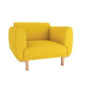 Lampa Lab, żółta, HK Living, 9DESIGN, 150 zł