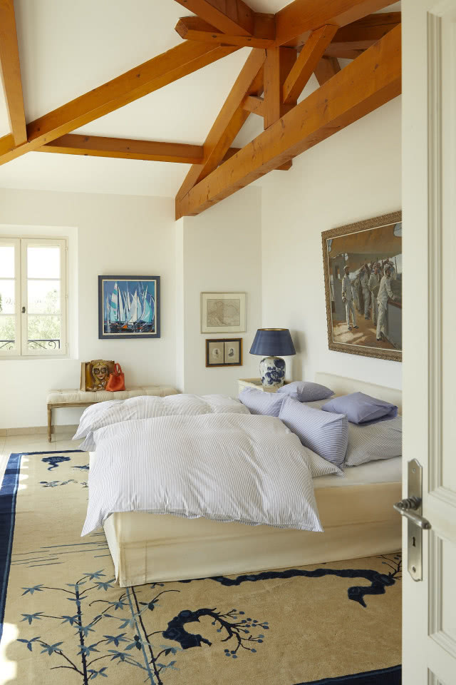 Sypialnia w stylu śródziemnomorskim