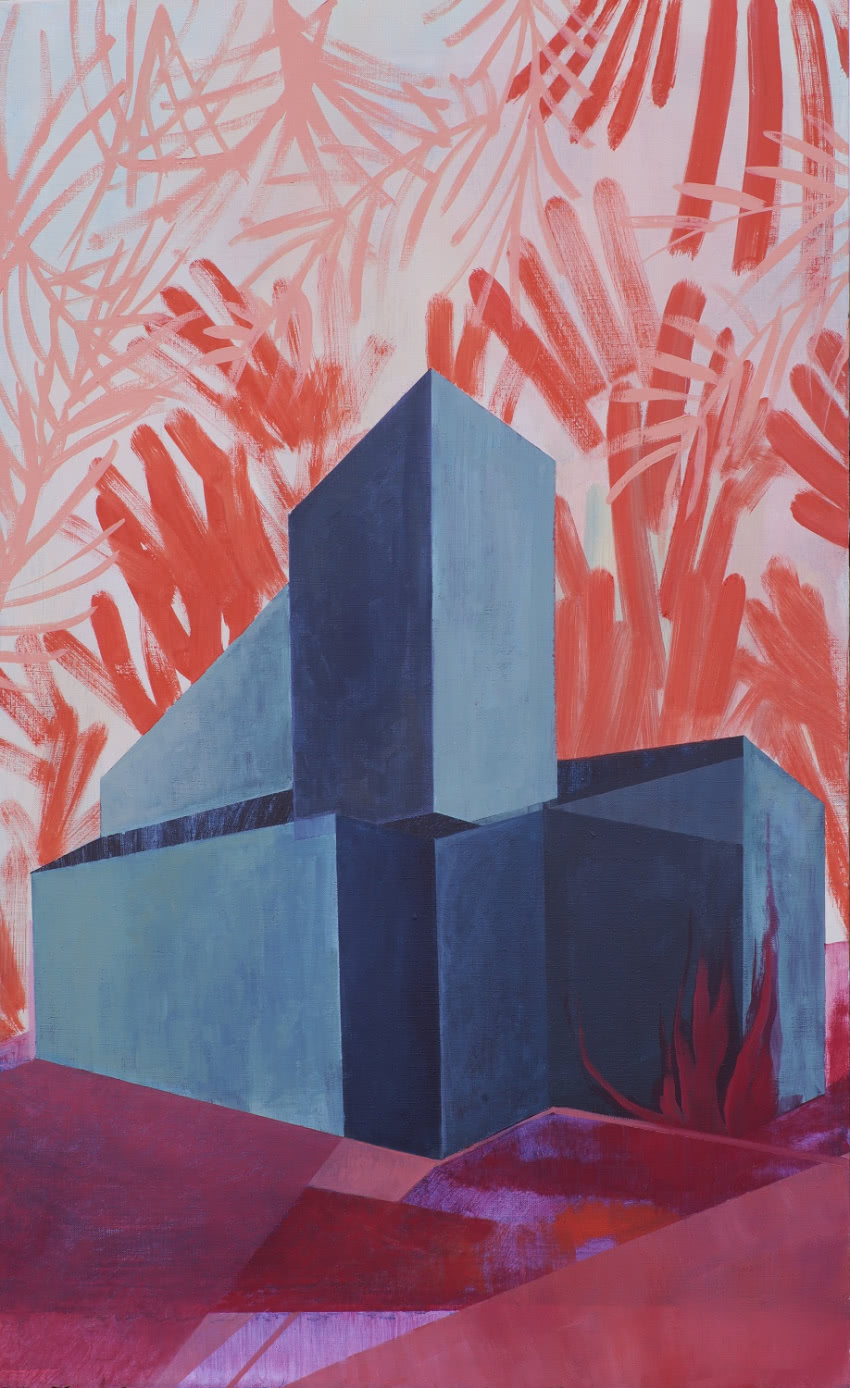 Monika Stolarska, “Burzany II”, 2019, olej,...