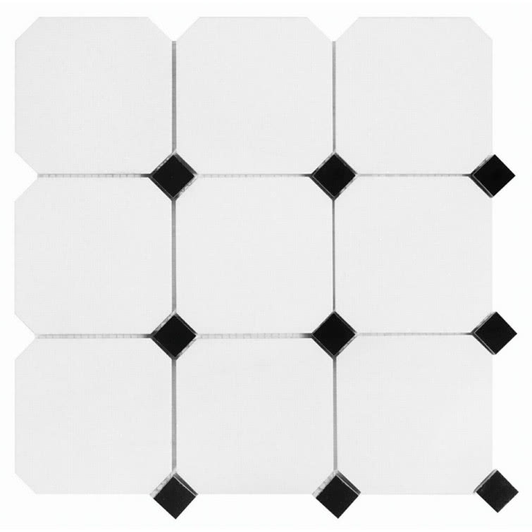 Mozaika Black & White Octagon