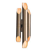 Żyrandol Tarrent z metalu i hartowanego szkła,...