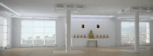 Buddyjska sala medytacyjna - projekt Katarzyna Kowal