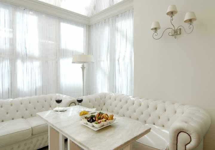 Biały salon - projekt Katarzyna Kowal