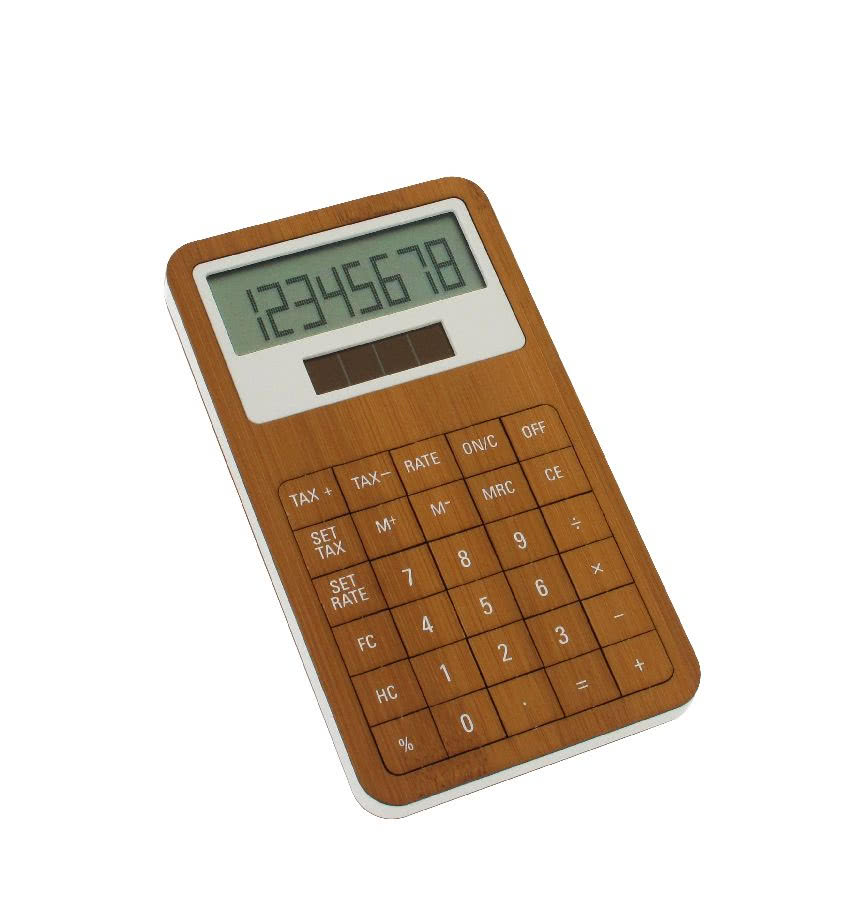 Ekologiczny kalkulator bambusowy Safe, Lexon,...