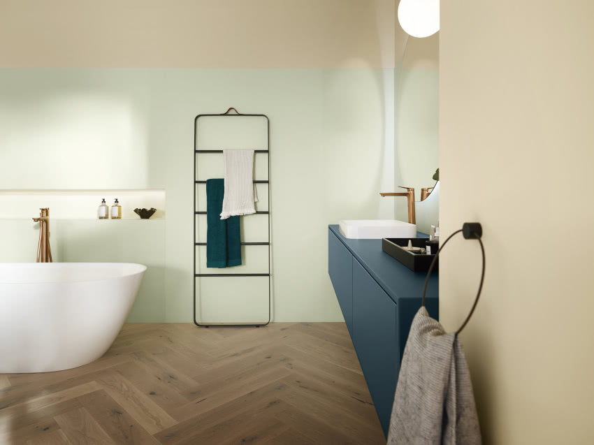 Efektowne wykończenie ściany - szkło polimerowe...