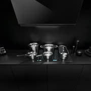 Franke, całkowicie czarna bateria Icon Semi-Pro